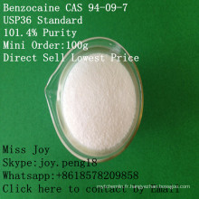 USP Benzocaine 100% Haute Pureté Benzocaine CAS 94-09-7 Anesthésique Local API Soulagement des Douleurs USA UK En Ligne